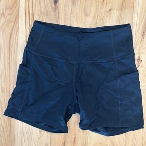 Women's Black Athletic Shorts